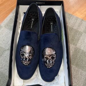 INC Navy Nova Loafers Size 9m